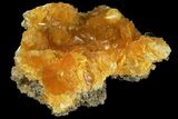 Orange Selenite Crystal Cluster (Fluorescent) - Peru #102169-2